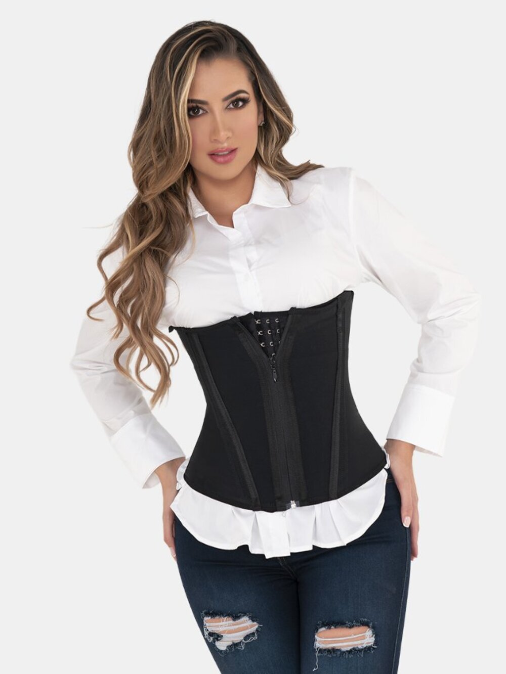 Shape Up Hourglass Waist Trainer Cincher – 201305 - Black